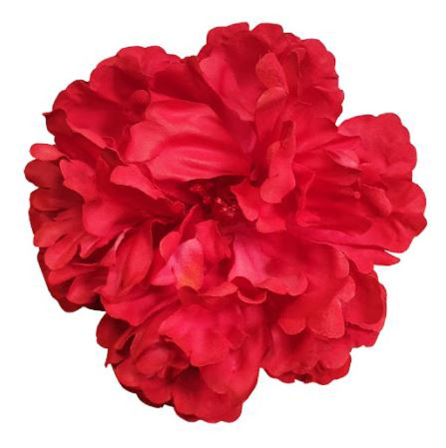 Fleur Pivoine Paris Couleur Rouge. RJ09. 16cm