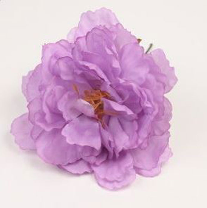 Pivoine Valence. Fleurs de flamenco. Violette. 12cm