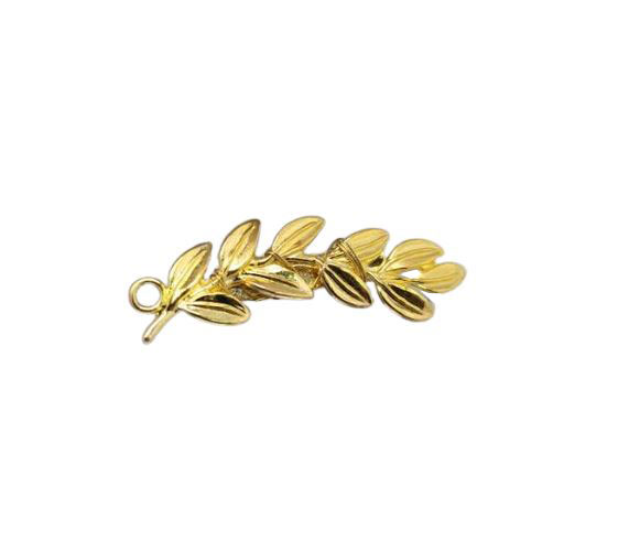 Golden Metal Flamenco Brooch