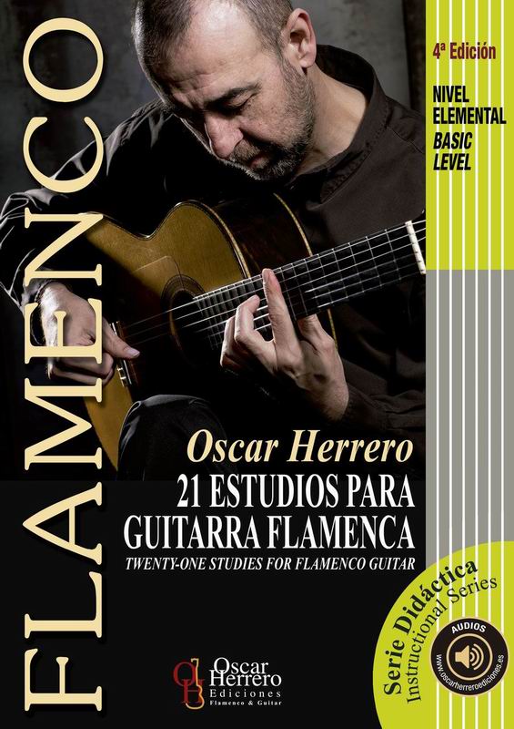 ＣＤ教材　21 estudios para Guitarra Flamenca Nivel Elemental por Oscar Herrero