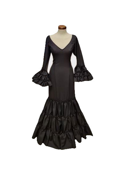 Taille 36. Robes de flamenco Modèle Cordoba. Noir