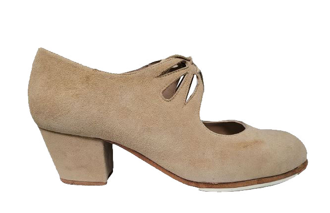 Chaussures de Flamenco Begoña Cervera. Cordonera Calado