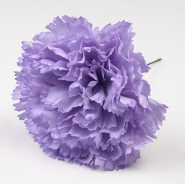 Flamenco Artificial Carnations. Sevilla Model. Violet