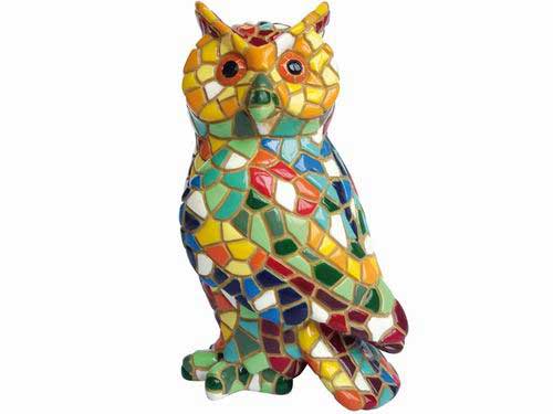 Hibou Gaudi. 13cm