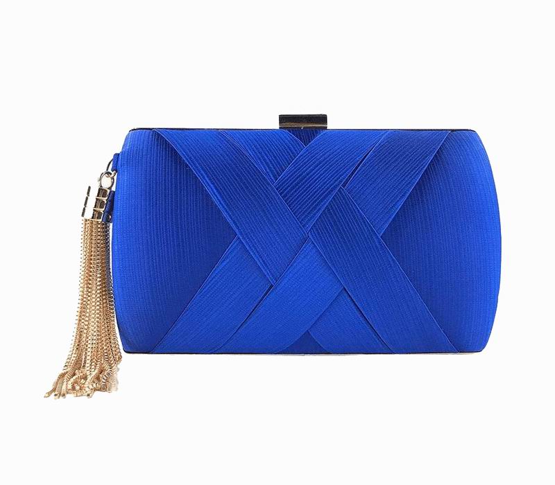 Sac de Soirée Bleu pour Invitée