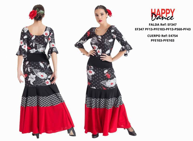 Happy Dance. Jupes de Flamenco pour les Entrainements ou Représentations. Ref. EF347PF13PFE103PF13PS60PF43