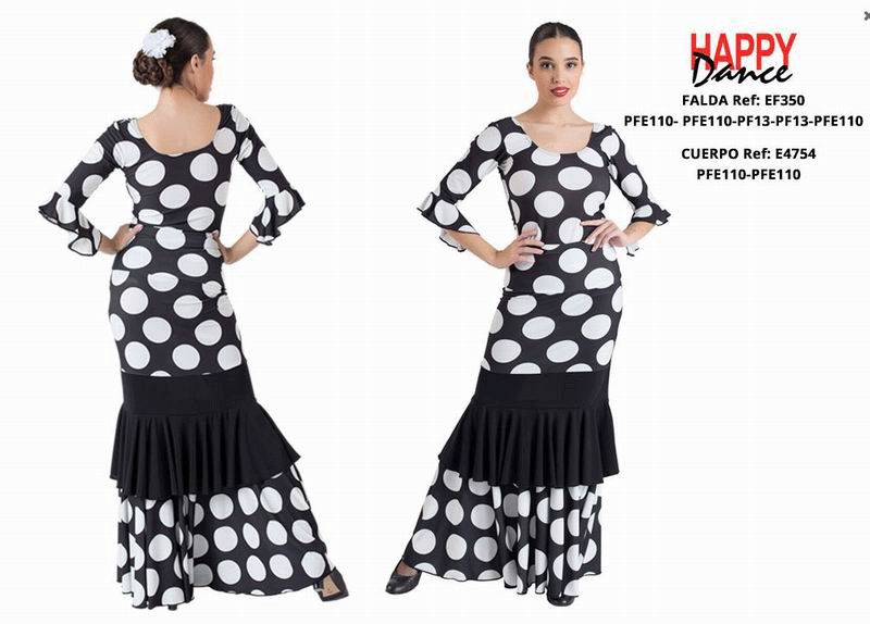 Happy Dance. Jupes de Flamenco pour les Entrainements ou Représentations. Ref. EF350PFE110PFE110PF13PF13PFE110