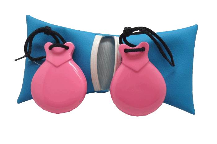 Pink Fiber Semi-professional Concert Castanets nº4 by Castañuelas del Sur