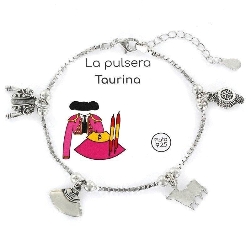 シルバーブレスレット Eres lo Másコレクション. Taurina