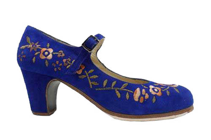 Bordado correa. Zapato Flamenco Personalizado Begoña Cervera