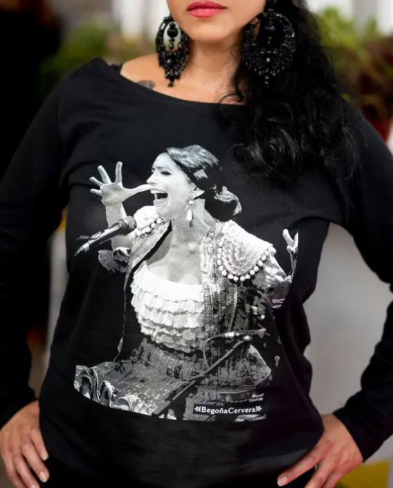 Camiseta Cantaora Edición Limitada. Begoña Cervera