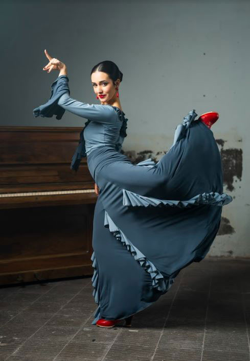 Paine. Falda Flamenca para Baile Davedans