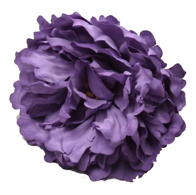 Flor Peonía Grande París Color Morado 32. 16cm