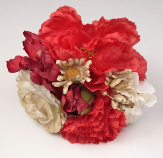 Bouquet de fleurs flamenco. Ref. 42221