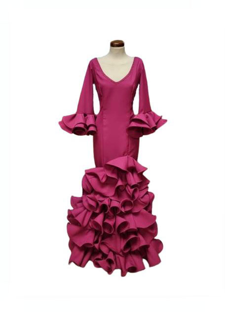 Taille 38. Robe de Flamenca Unie et Economic Bougainvillier. Ana