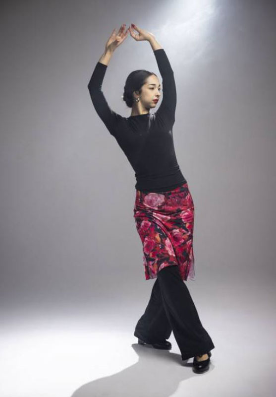 Jupe flamenco Pantalon Niebla. Davedans