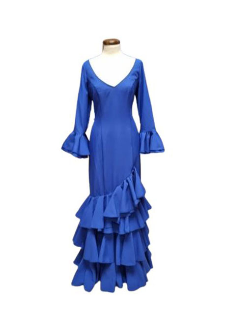 Size 40. Flamenco Dress Model Lolita. Deep Blue