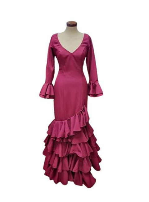 Taille 34. Robe Flamenco Modèle Lolita. Bougainvillier