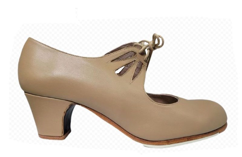 Chaussures de Flamenco Begoña Cervera. Cordonera Calado