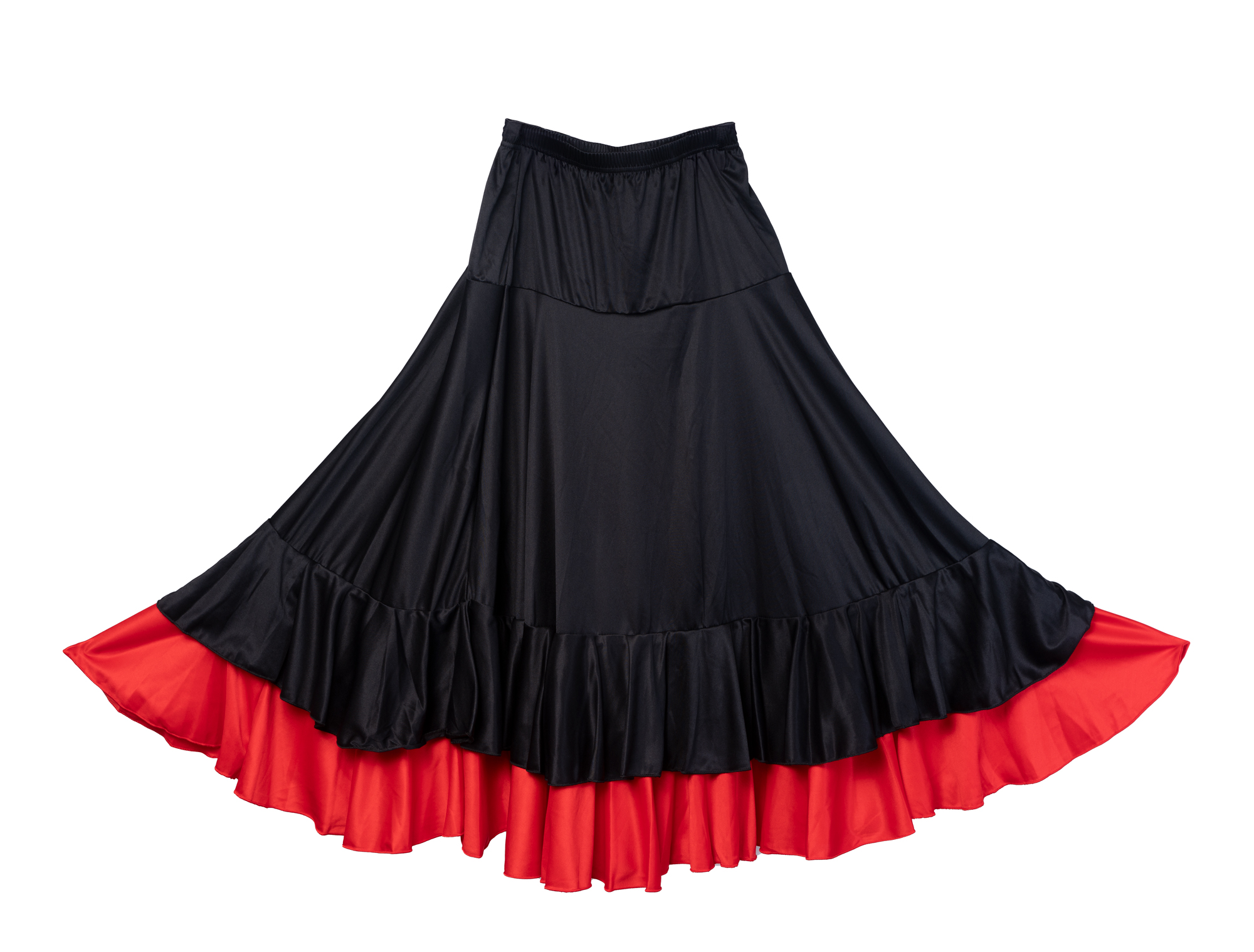 Flamenco Skirt With Double Flounce For Girls and Women