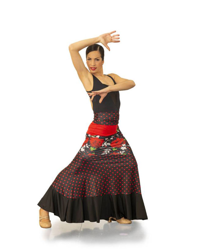 Falda de Flamenco Happy Dance. Ref. EF3423PE10PS10PE22PE10PS13