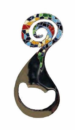 Bottle Opener Spiral in Trencadís