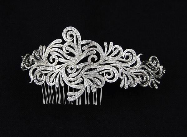 Peigne Broche pour cheveux avec des cristaux de Swarovski ref. 62715