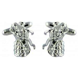 Cufflinks flamenco dancers