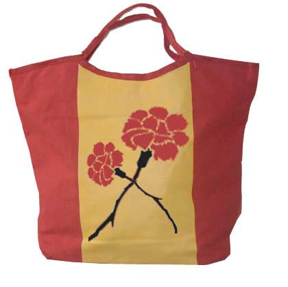 Red carnation bag