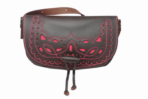 Fuchsia Openwork Rociero Handbag from Ubrique