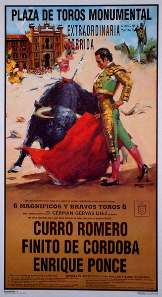 Cartel Plaza Monumental de las Ventas - Ref.194M