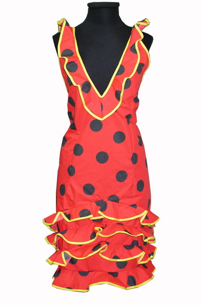 Tablier de Flamenca Canastera - Rouge