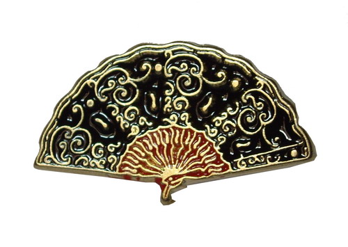 Black Fan Pin