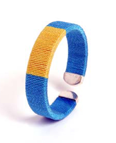 Bracelet drapeau blue sky