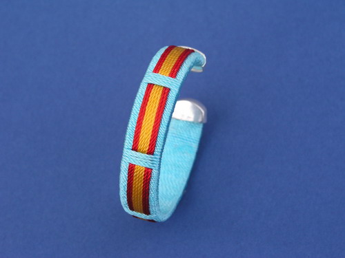 Pulsera Bandera de España Celeste