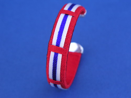 Norwegian Flag Bracelet