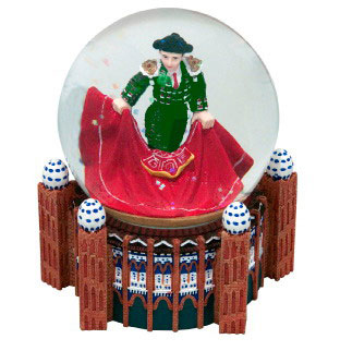 Boule de neige torero vert